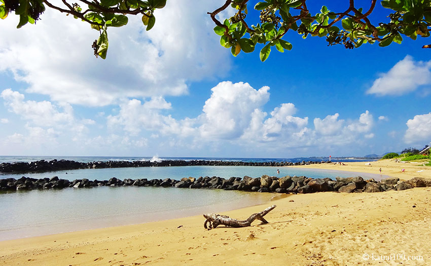 カウアイ島 Lydgate State Park